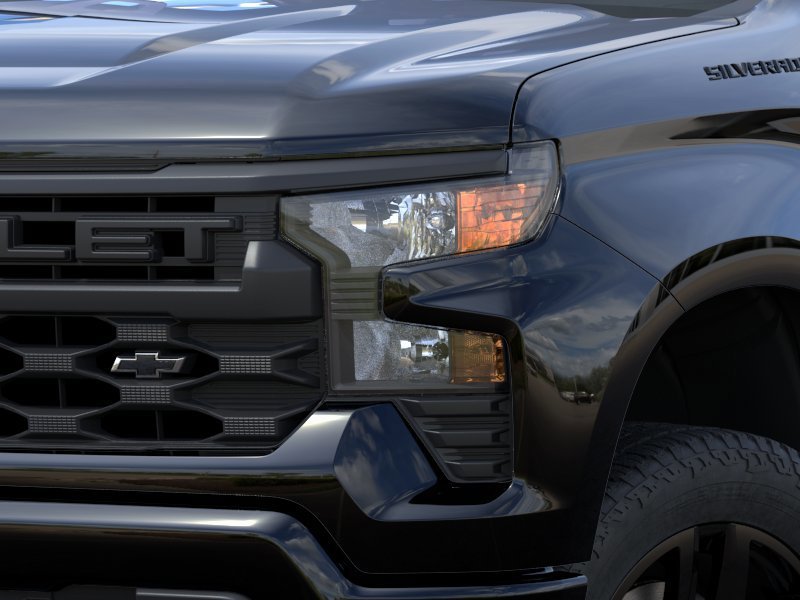 CHEVROLET SILVERADO Custom cabine multiplace 4RM 157 po 2026 Noir Sherbrooke - photo #9