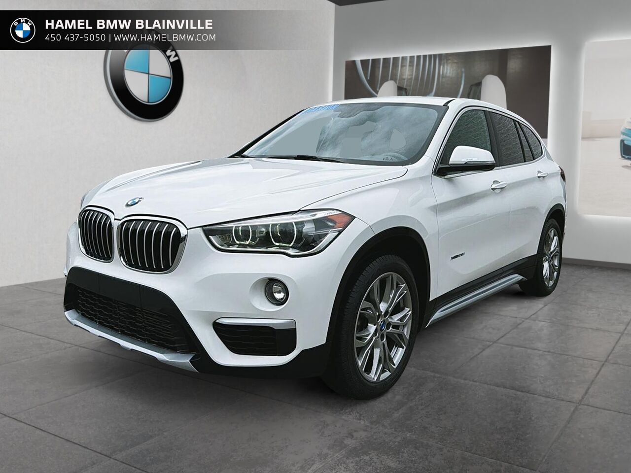 White 2018 BMW X1 SUV / Crossover All-Wheel Drive Automatic