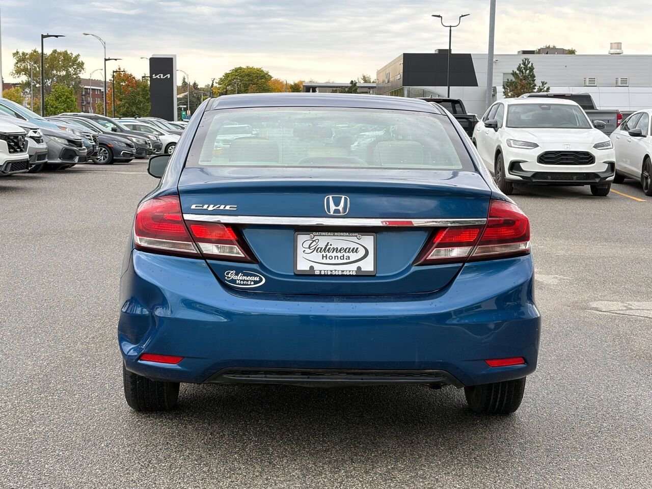 Honda Civic LX 2013 Bleu Gatineau - photo #4