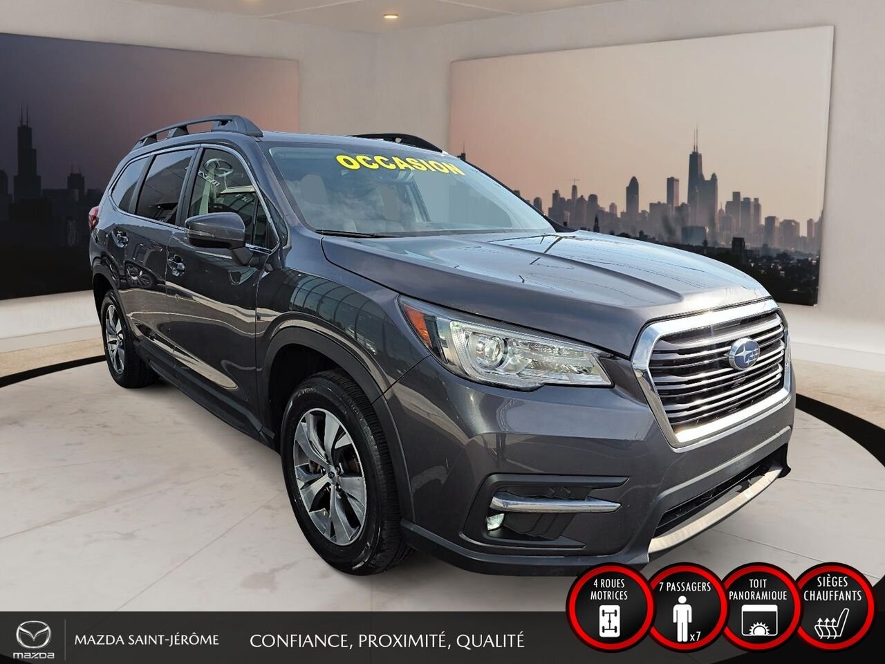 Subaru Ascent TOURING 8 PLACES | TOIT PANORAMIQUE | AWD | 2022 Gris Saint-Jérôme - photo #3