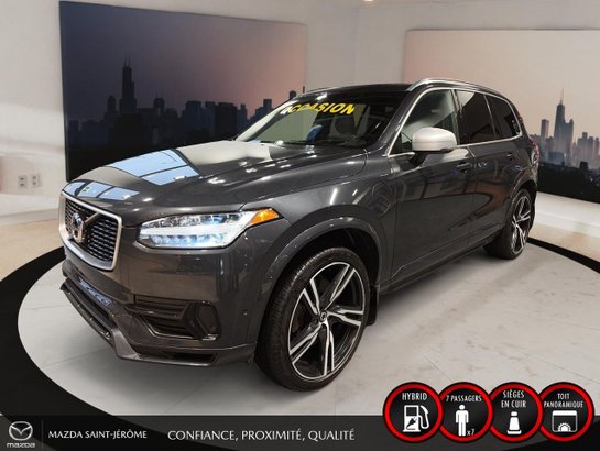 2018 Volvo XC90 T8 R-DESIGN | PHEV | VOLANT CHAUFFANT | CAMÉRA 360 | SYSTÈME DE SON B&W | MAGS 22 PO Grey