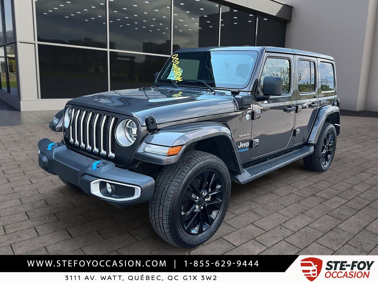 Jeep Wrangler 4xe SAHARA UNLIMITED 2022 Gris Québec - photo #0