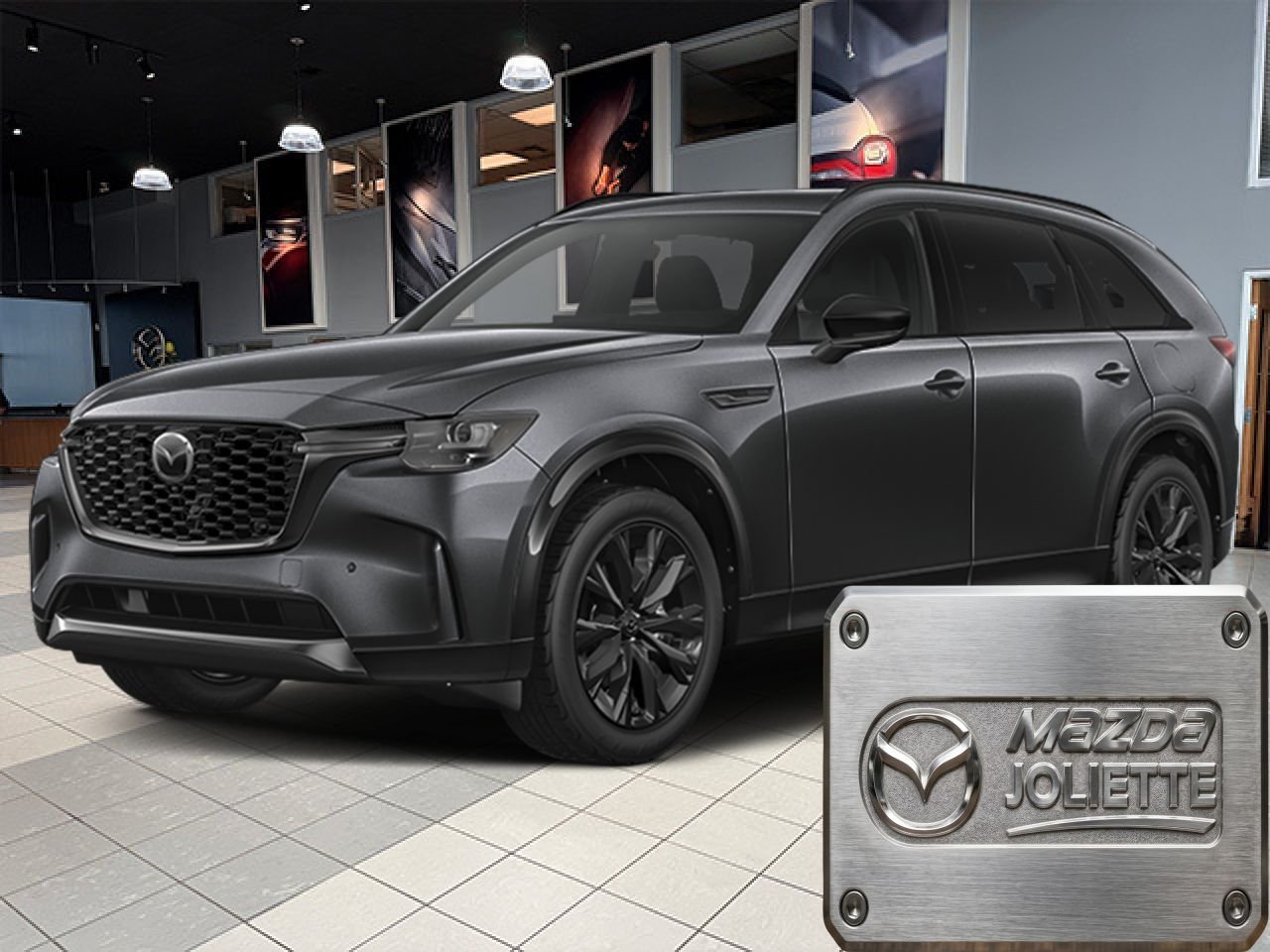 MAZDA CX-90 hybride léger 2026 Gris mécanique métallisé Notre-Dame-des-Prairies - photo #0