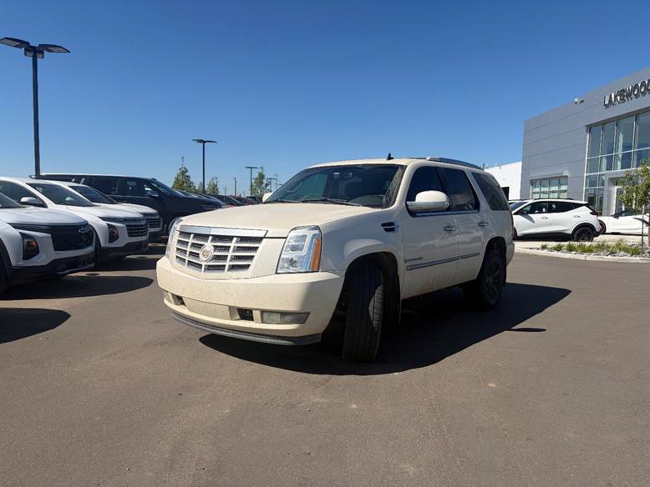 2008 Cadillac Escalade AWD 4dr White Sherwood Park - photo #2