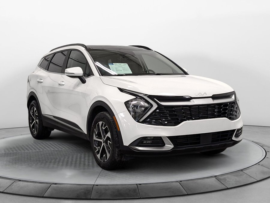 Kia Sportage AWD EX Toit Pano Cuir Sièges et Volant Chauffants 2023 Blanc