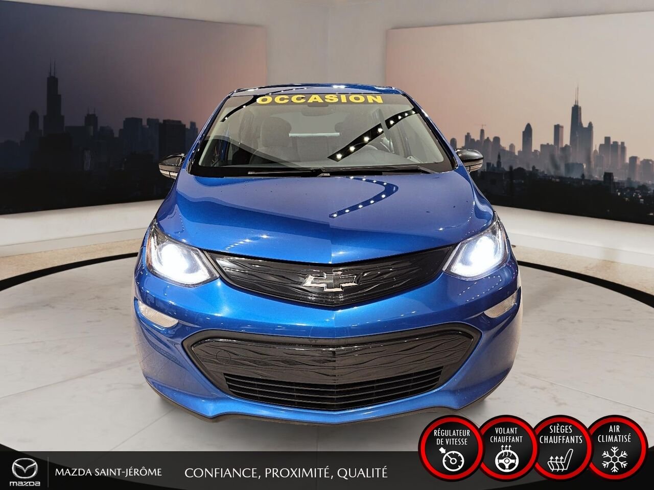 Chevrolet Bolt EV LT | UN SEUL PROPRIÉTAIRE | JAMAIS ACCIDENTÉ | RECHARGE RAPIDE 2020 Bleu Saint-Jérôme - photo #2