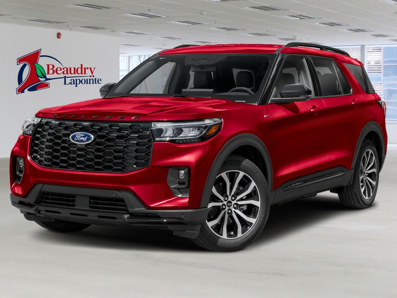 2026 Ford Explorer Rapid Red Metallic Tinted Clearcoat La Sarre - photo #0