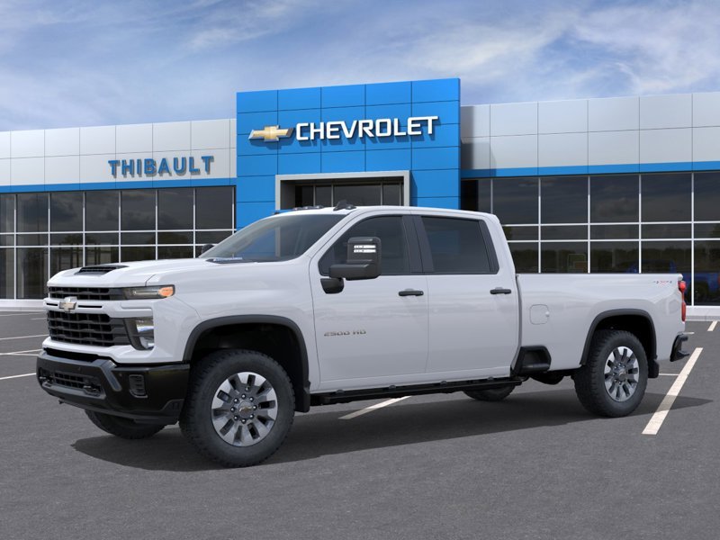 CHEVROLET SILVERADO 2500HD Custom cabine multiplace 4RM 172 po 2026 Blanc Sherbrooke - photo #1