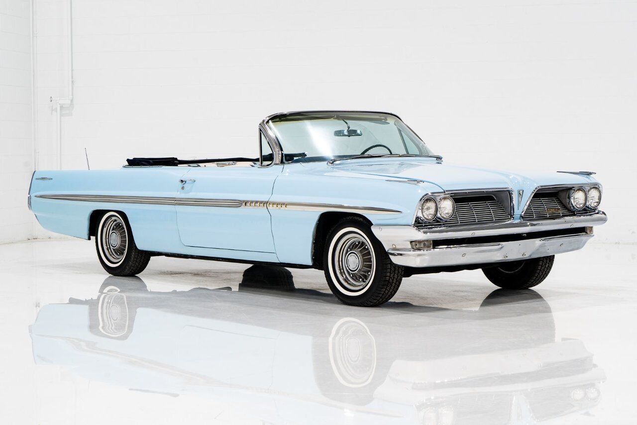 1961 Pontiac Bonneville **PRIX EN USD**C8 Suffix 389cu.in. TriPower 4 Speed Blue Montreal - photo #28