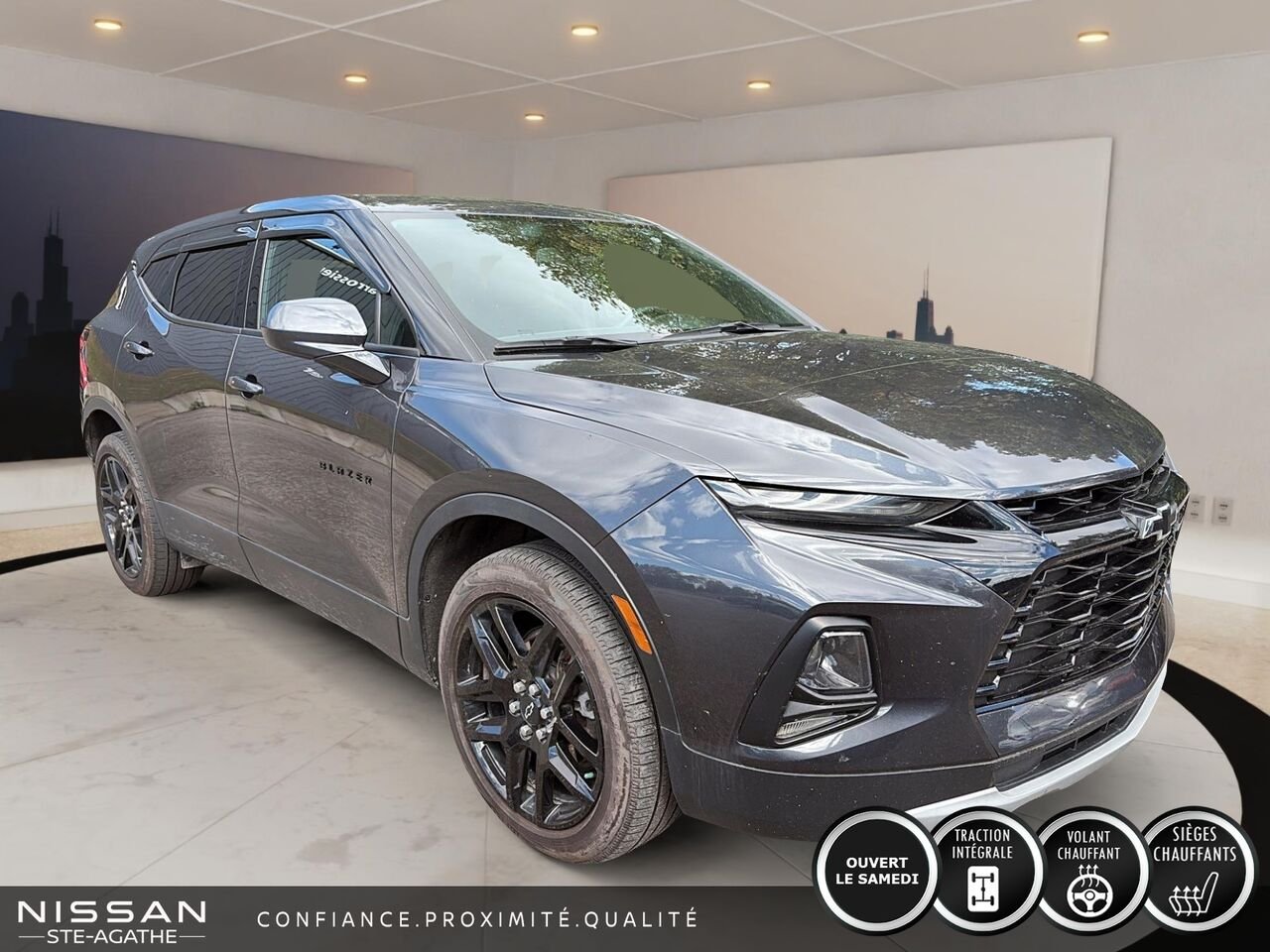 2021 Chevrolet Blazer Traction intégrale, 4 portes LT Grey Saint-Jérôme - photo #2