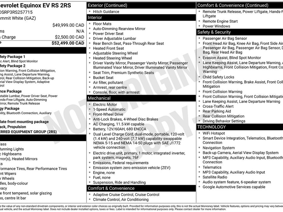2024 Chevrolet Equinox EV 2024 White