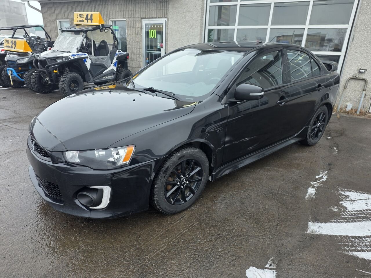 2017 Mitsubishi Lancer Black  - photo #1