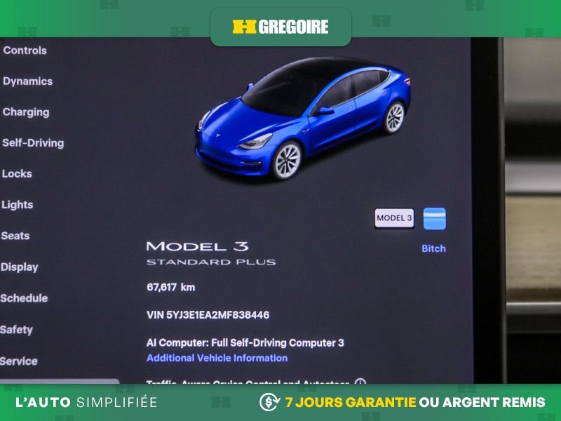 2021 Tesla Model 3 Blue Blainville - photo #21