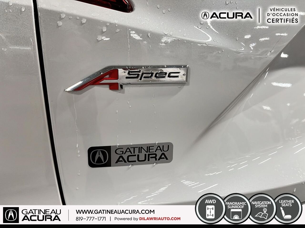 Acura RDX A-Spec SH-AWD 2023 Blanc Gatineau - photo #17