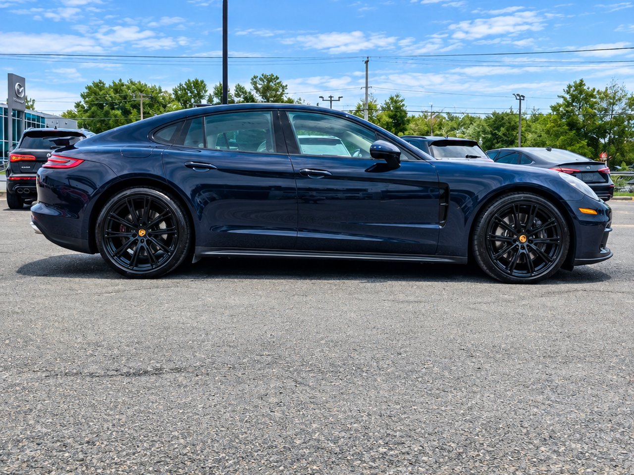 Porsche Panamera 4 Chrono 2019 Bleu Granby - photo #7