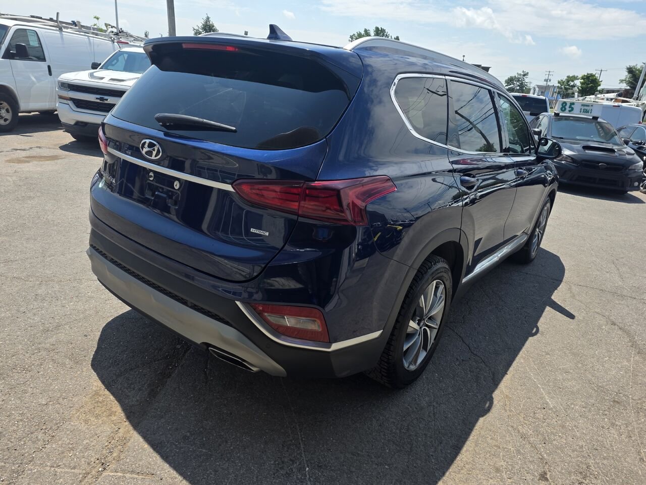 2020 Hyundai Santa Fe Blue  - photo #5