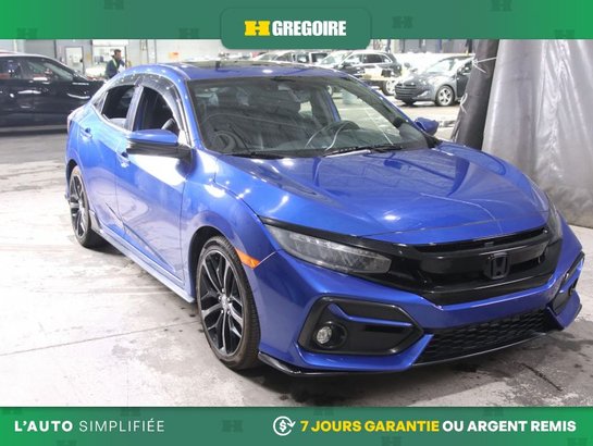 2020 Honda Civic Sport Touring AUTO A/C MAGS TOIT NAV CAM RECUL BLU Blue