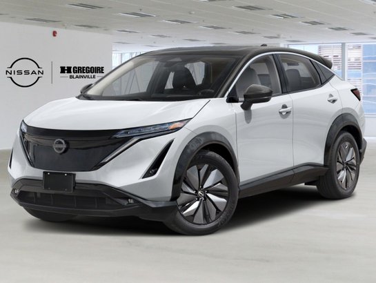 2026 Nissan ARIYA 2026 Everest White Pearl Tricoat/Black Diamond Pearl