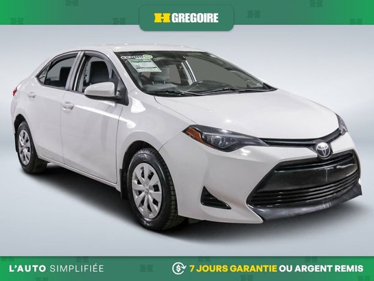 Toyota Corolla CE AUTO A/C GR ELECT CAM RECUL BLUETOOTH 2019 Blanc