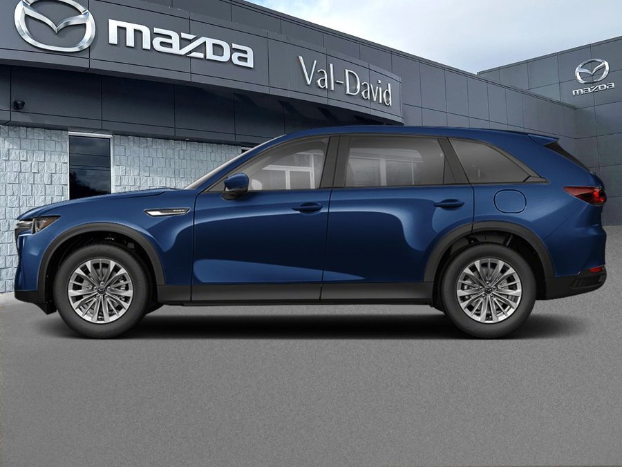 Mazda CX-90 hybride rechargeable GS TI, COMMANDE AUDIO AU VOLANT, VOLANT CHAUFFANT 2026 Bleu cristal foncé mica