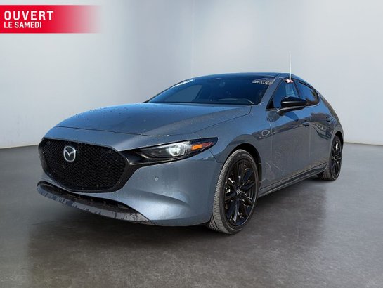 2024 Mazda Mazda3 Sport GT TURBO - AWD - BAS KILOMÉTRAGE - JAMAIS ACCIDENTÉ - CUIR Grey