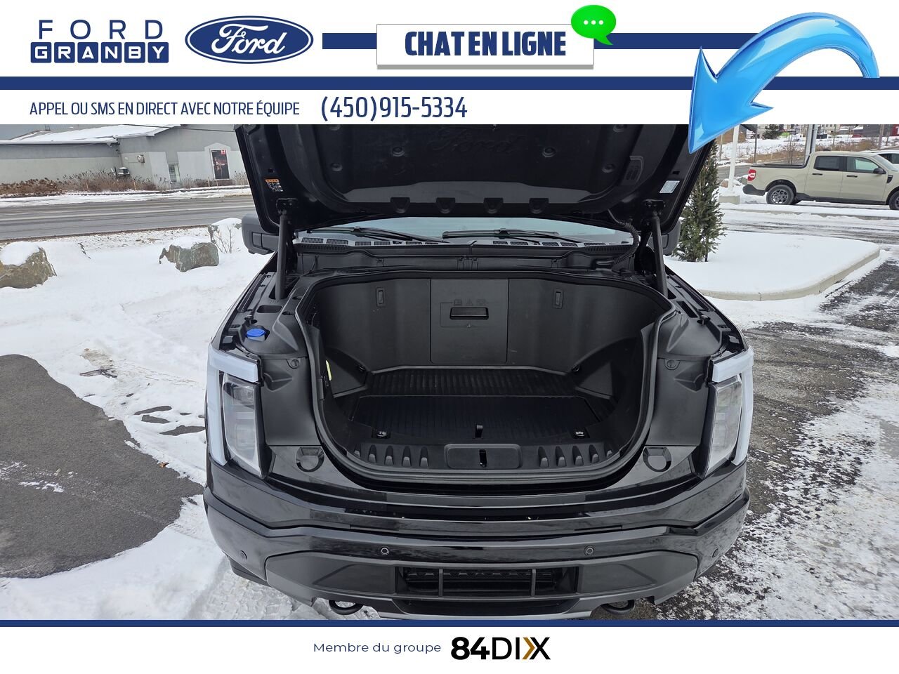 2023 Ford F-150 Lightning Black Granby - photo #24