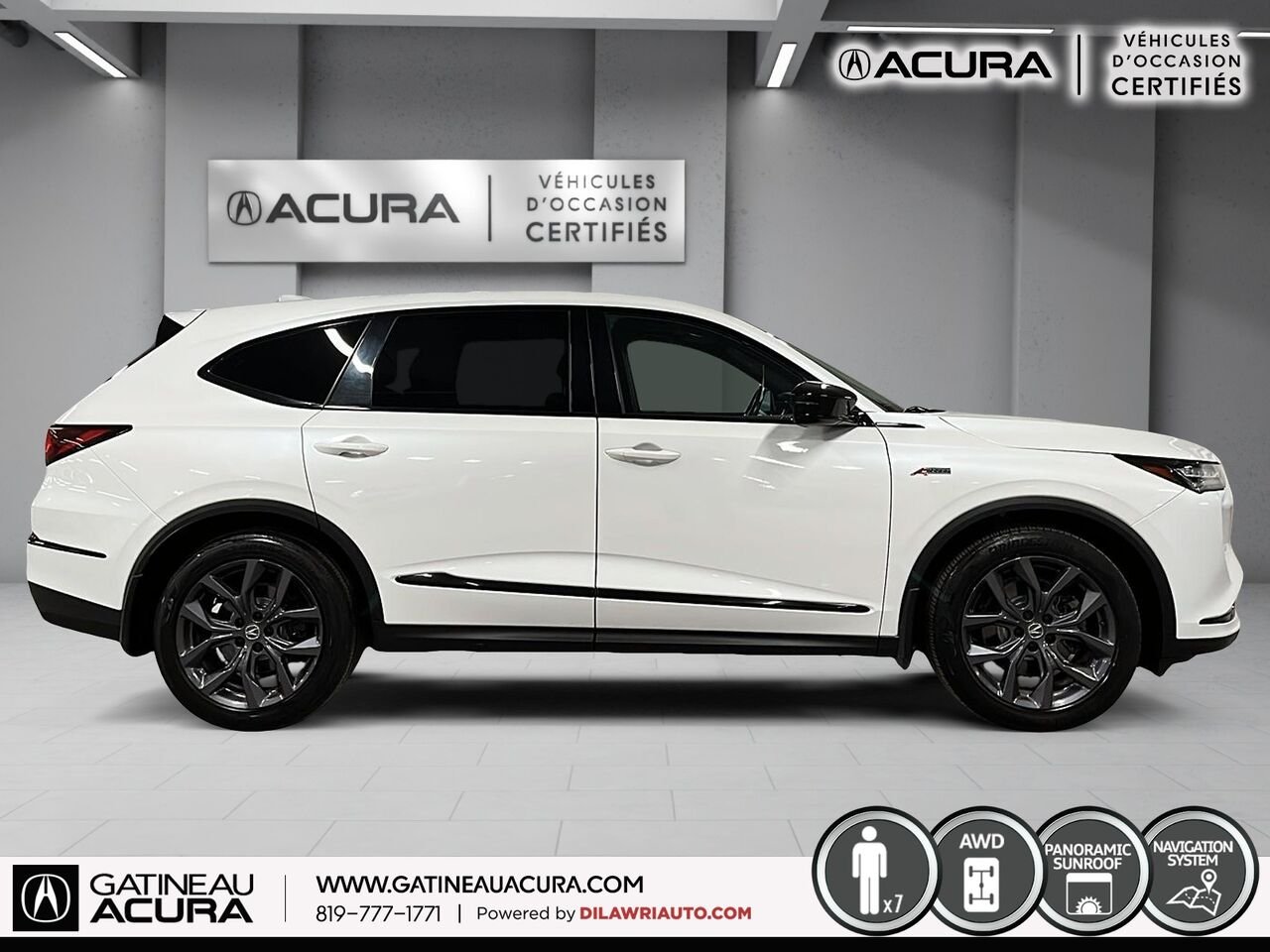2023 Acura MDX A-Spec SH-AWD White Ottawa & Gatineau - photo #14