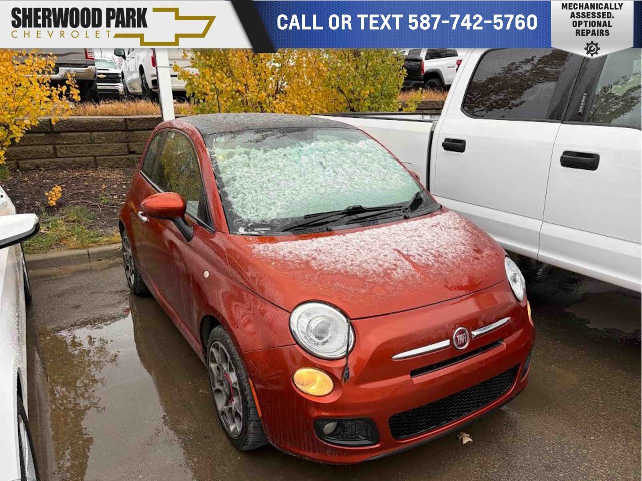 2012 FIAT 500 2dr HB Sport Rame (Copper) Sherwood Park - photo #0