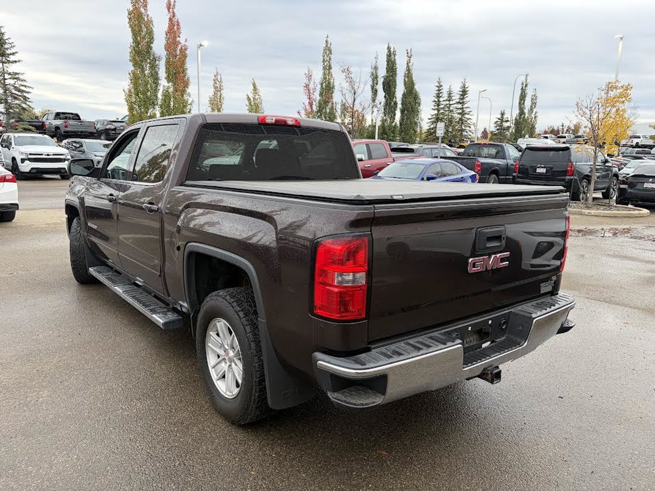 2016 GMC Sierra 1500 4WD Crew Cab 143.5 SLE Grey Sherwood Park - photo #3