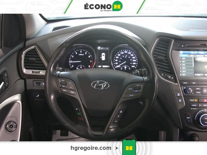 Hyundai Santa Fe 821072 | Limited AWD CUIR TOIT BLUETOOTH CAMÉRA MAGS 2017 Noir Laval - photo #19