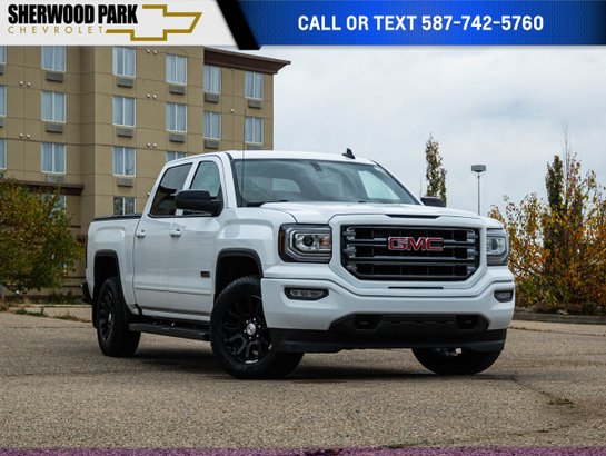2017 GMC Sierra 1500 SLT All Terrain 5.3L | Tonneau Cover White