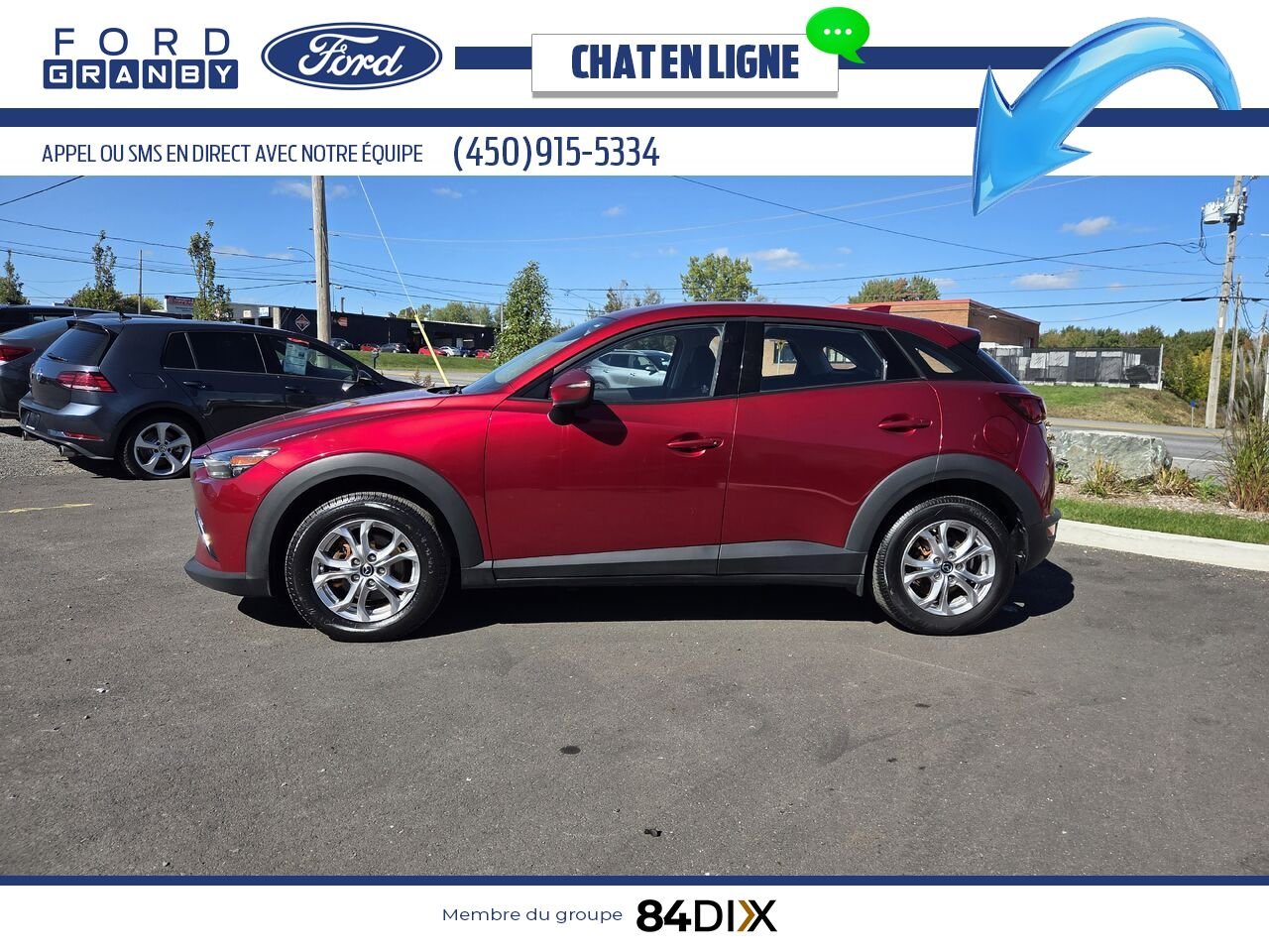 Mazda CX-3 2020 Rouge Granby - photo #3