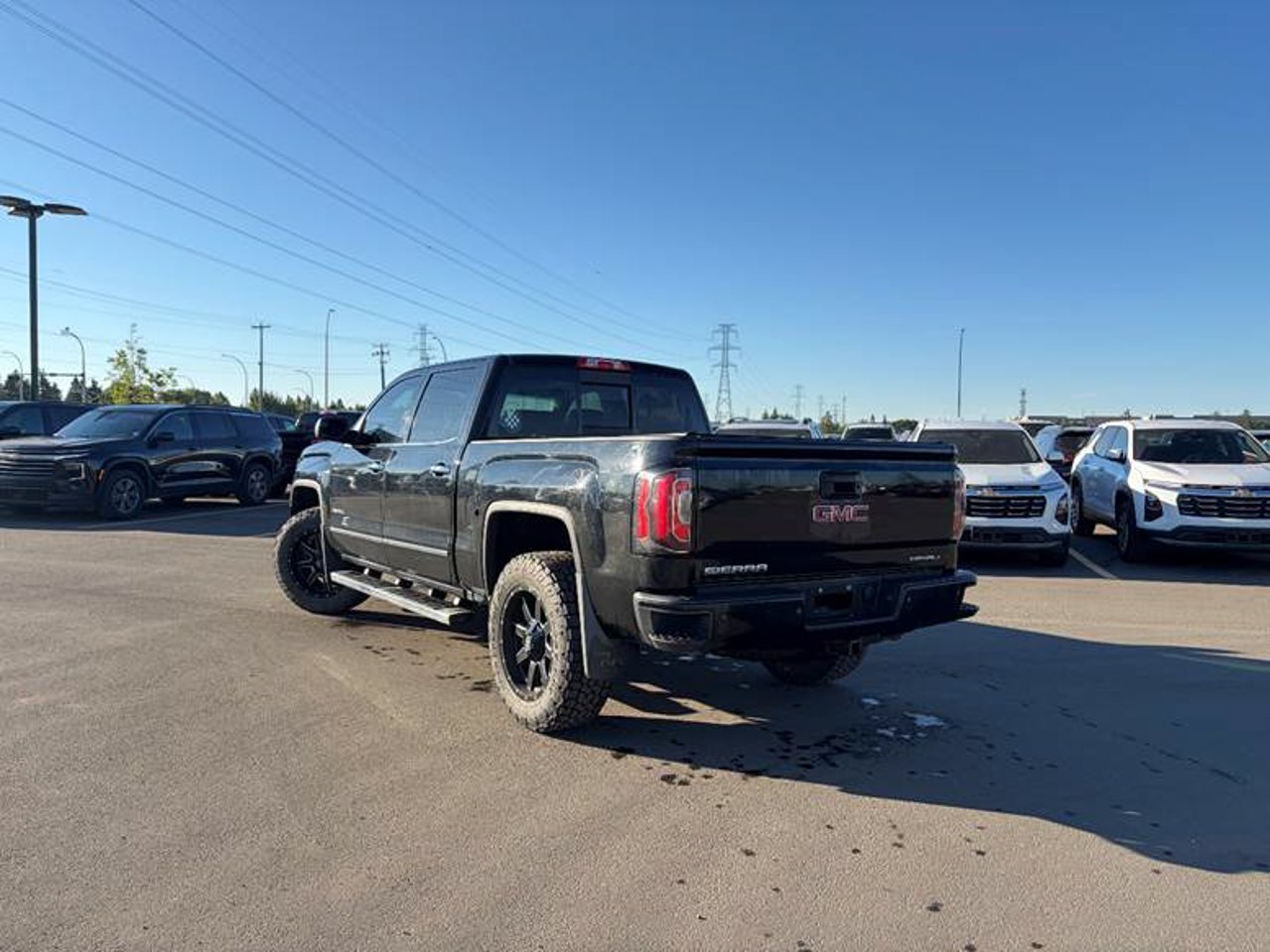 2018 GMC Sierra 1500 4WD Crew Cab 143.5 Denali Black Sherwood Park - photo #3