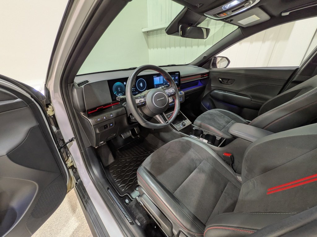 Hyundai Kona 1.6T N Line AWD w/Two-Tone Roof 2025 Gris Val-David - photo #9