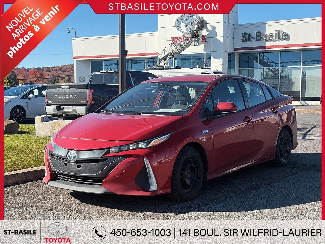 TOYOTA Prius Prime 2022 Rouge Saint-Basile-le-Grand - photo #0
