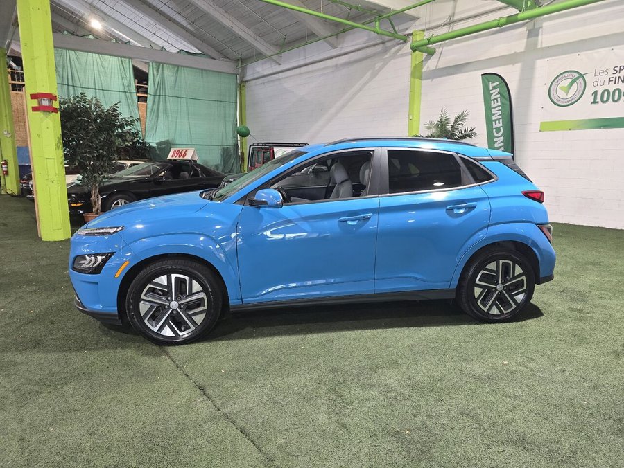 Hyundai Kona électrique Ultimate TA 2023 Bleu