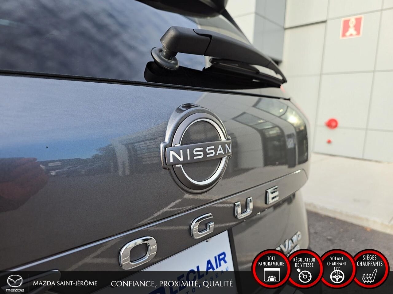 2023 Nissan Rogue Grey Ste-Agathe des Monts - photo #7
