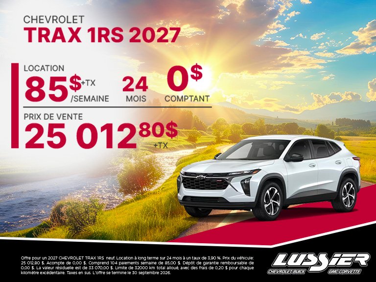 Chevrolet Trax 1RS 2027