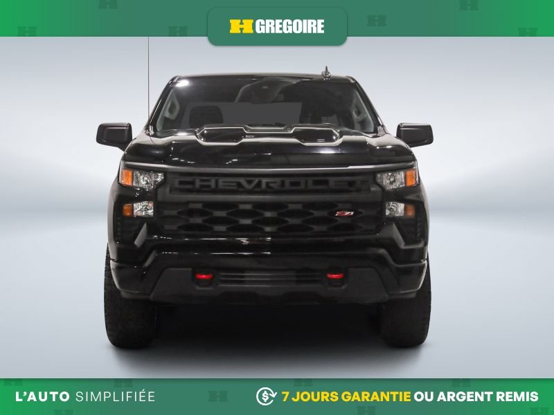 Chevrolet Silverado 1500 Custom Trail Boss 4X4 AUTO AC MAGS CAM RECUL BLEUT 2024 Noir