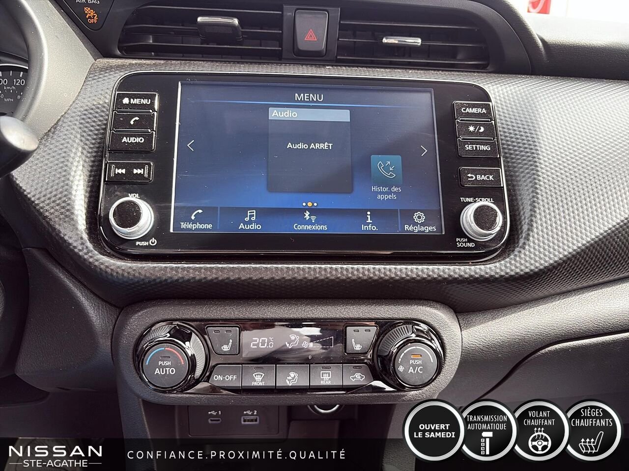 Nissan Kicks SV TA | BAS KILOMÉTRAGE | UN SEUL PROPRIÉTAIRE | APPLE CARPLAY | BOÎTE AUTOMATIQUE 2024 Noir Saint-Jérôme - photo #17