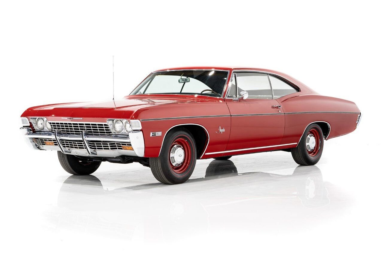 Chevrolet Impala Match N# L72 427/425 4spd 4.56gear Org Bill Of Sale | PRIX EN USD 1968 Rouge Montréal - photo #0