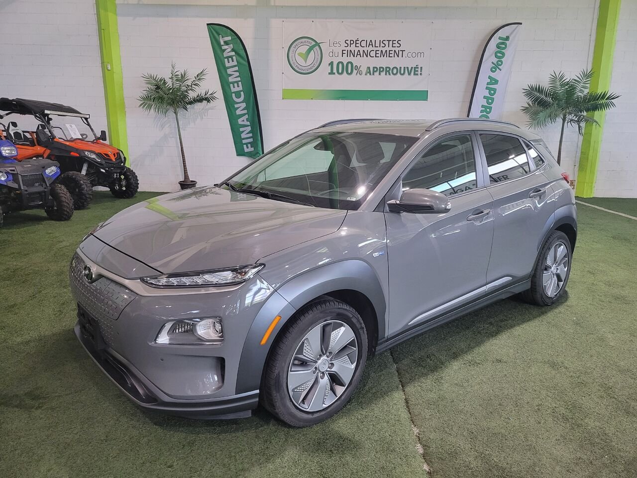 2019 Hyundai Kona Electric Grey  - photo #1