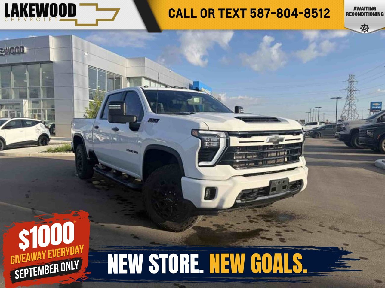 2024 Chevrolet Silverado 2500HD 4WD Crew Cab 159 LT White Sherwood Park - photo #0