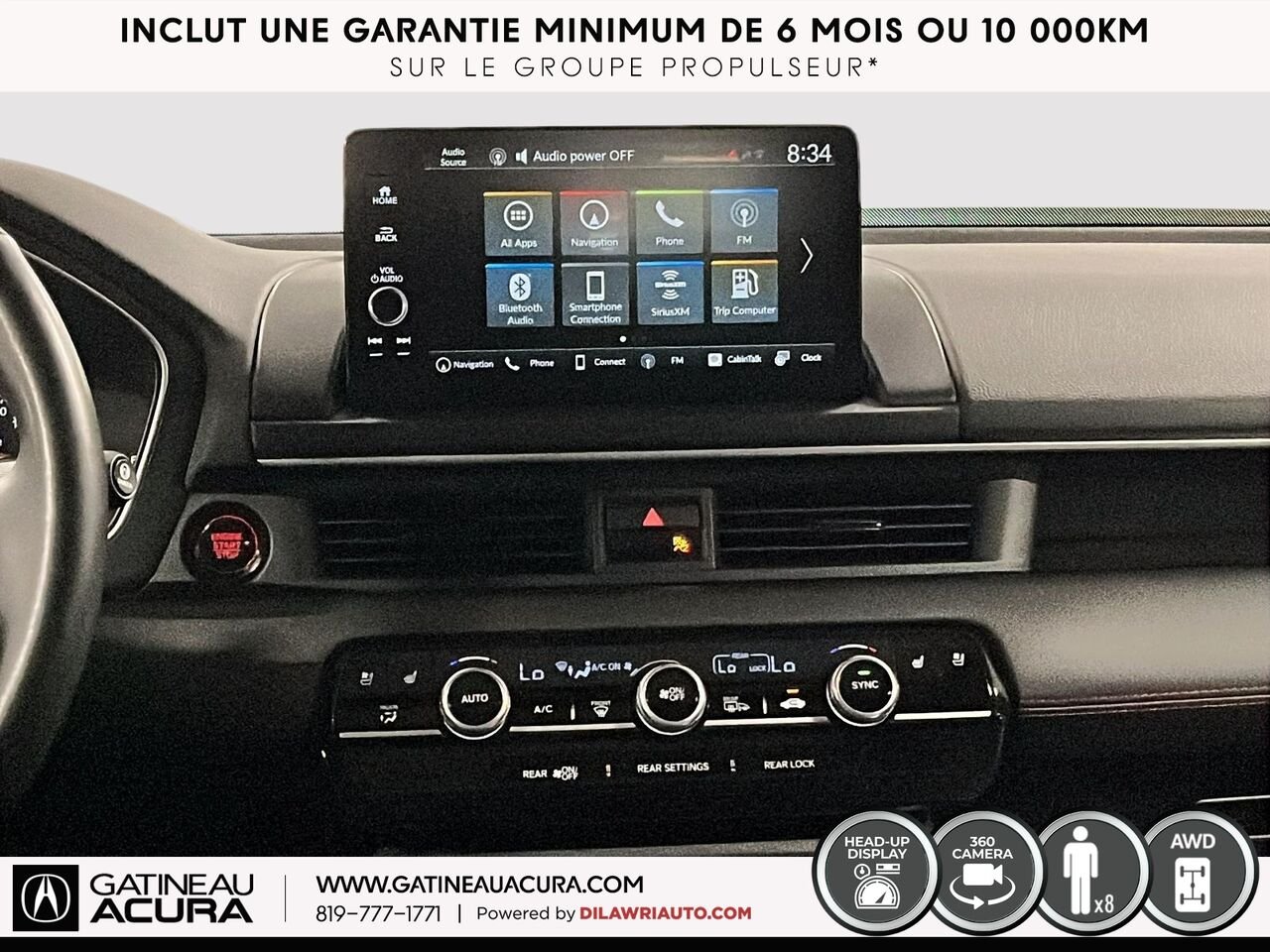 Honda Pilot Black Edition AWD 2024 Blanc Ottawa & Gatineau - photo #27