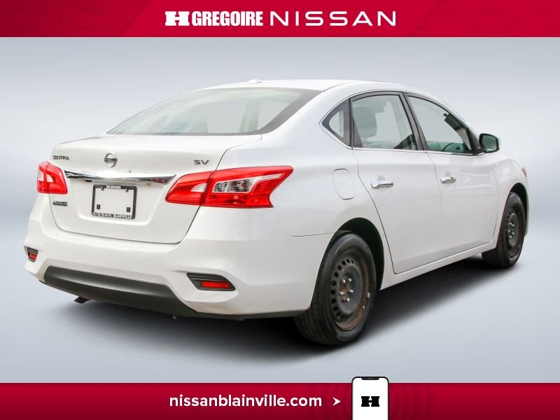 Nissan Sentra BR5472 | SV AUTO A/C GR ELECTRIQUE CAM RECUL BANC CHAUFFANT 2017 Blanc Laval - photo #8
