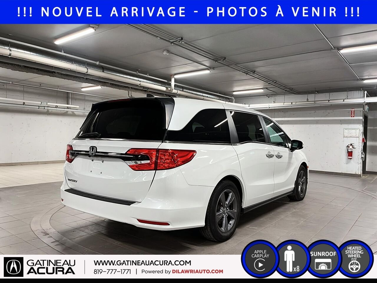 2023 Honda Odyssey EX White Gatineau - photo #4