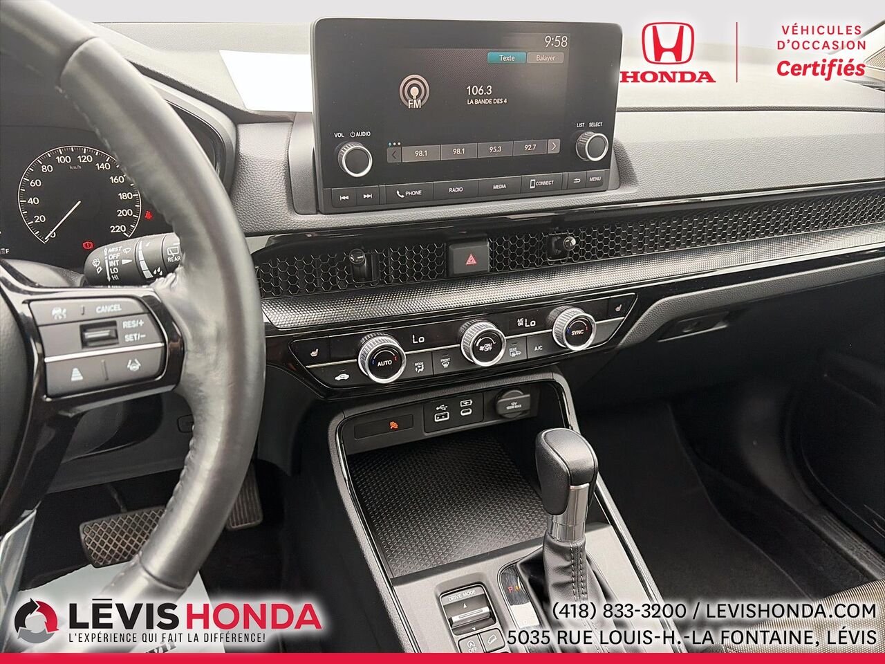2023 Honda CR-V Sport AWD Sport Traction Intégrale White Lévis - photo #24