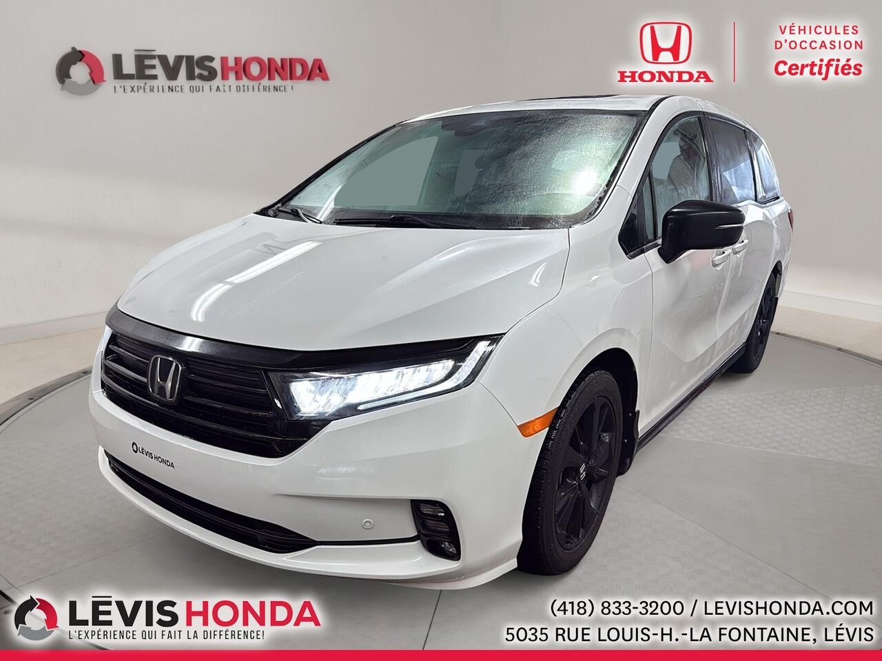 2023 Honda Odyssey Black Edition Black Edition BA White Lévis - photo #0