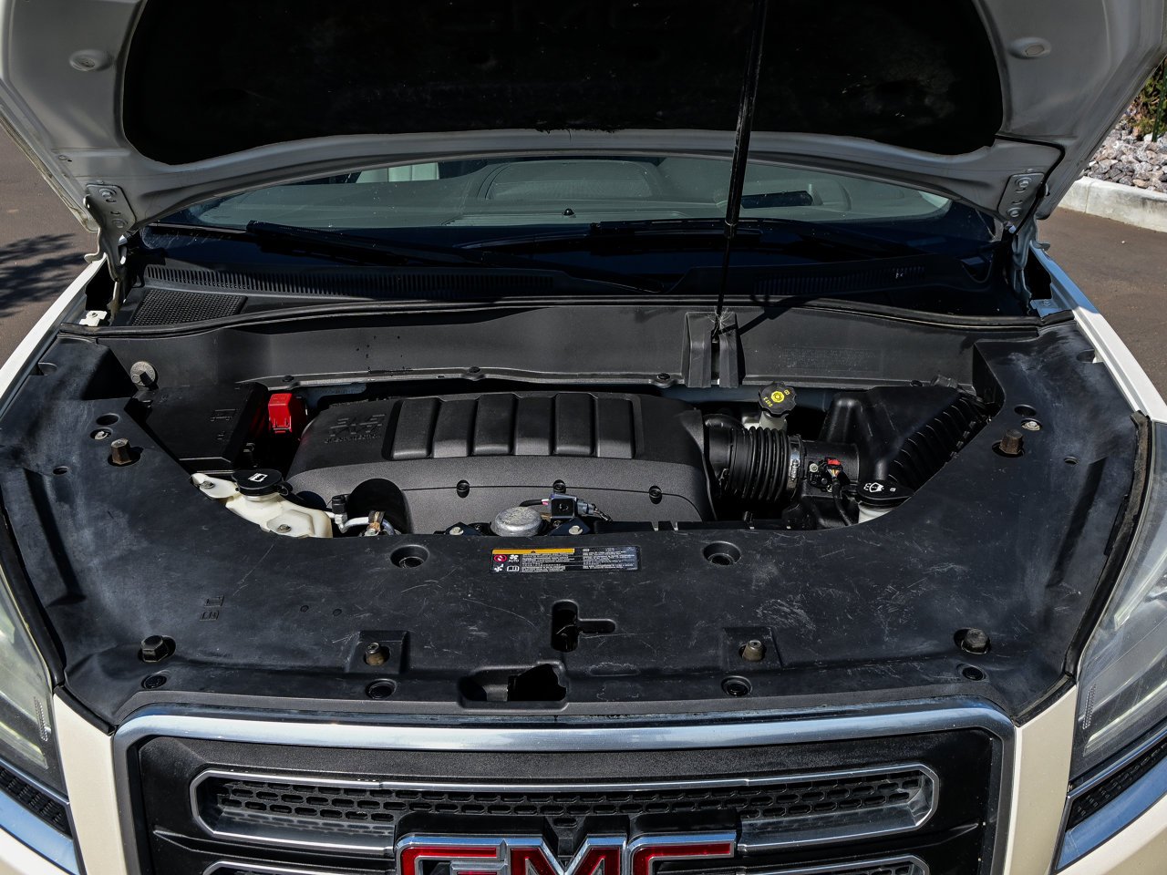 2014 GMC Acadia AWD 4dr SLT2 White Sherwood Park - photo #8