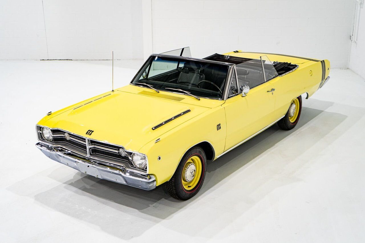 Dodge Dart *PRIX EN USD* GTS Conv Matching #s 340 cu in With Original Built Sheet 1968 Jaune Montréal - photo #46